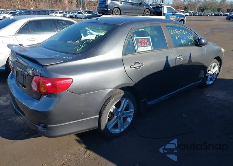 2009 Toyota Corolla Xrs z USA, uszkodzony, nr VIN 2T1BE40E99C027018